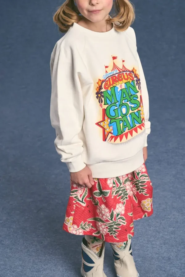 Maison Mangostan | CIRCUS SWEATSHIRT CLOUDY WHITE | Mellow - Image 4