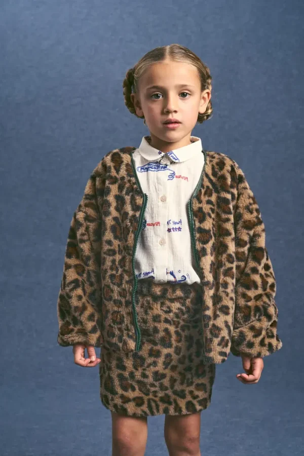 Maison Mangostan | LEOPARD FUR SKIRT LEOPARD | Mellow - Image 3
